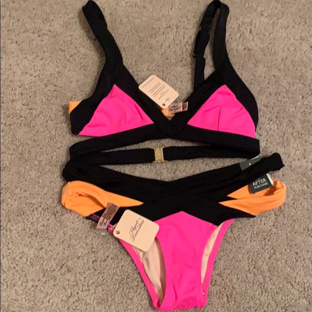 Agent Provocateur two-piece swimsuit.